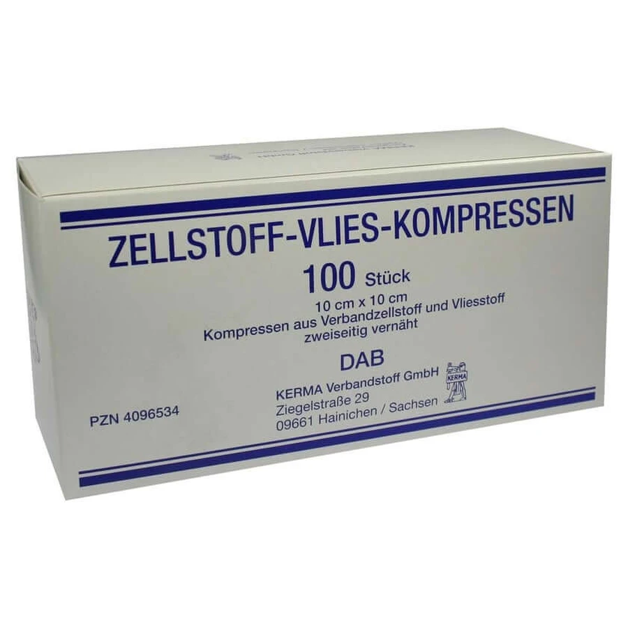 Compresses en cellulose non tissée non stériles 10x1 100 pcs.