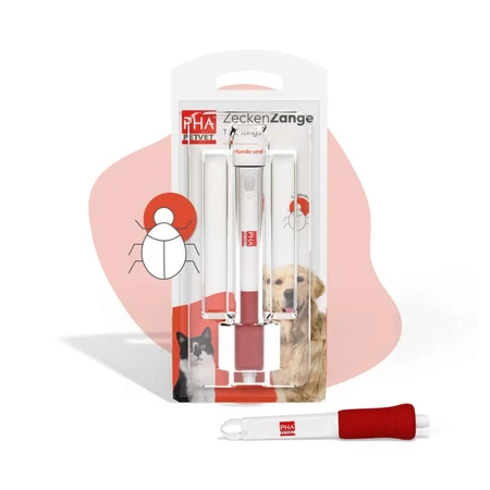 PHA tick tweezers dogs/cats 1 pc
