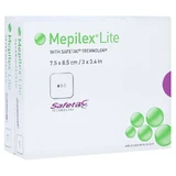 Mepilex Lite schuimverband 7,5x8,5 cm st 10 stuks
