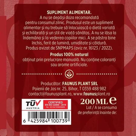Tinctuur Afrodisiacus 200 ml, Faunus Plant