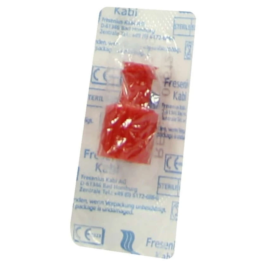 Combination stopper Luer-lock red 1 pc
