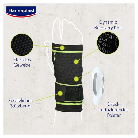 Muñequera Hansaplast Performance L/XL 1 ud.