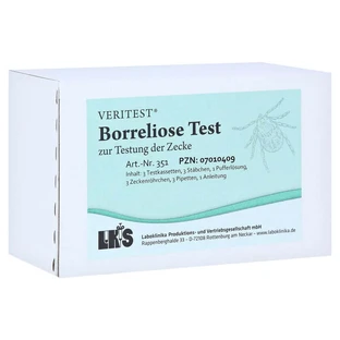 Borreliose Test zur Testung der Zecke Te 3 St