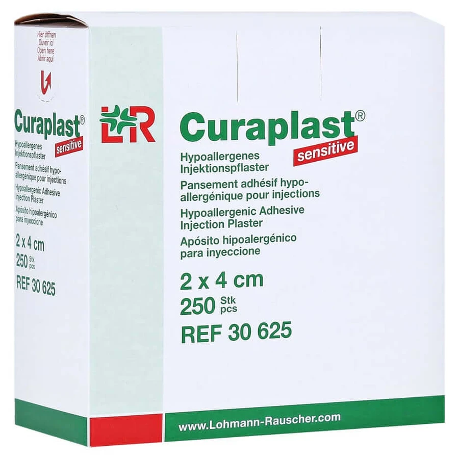 Curaplast Inj. plaster Sensitive 2x4 cm 250 szt.: ceny i cechy