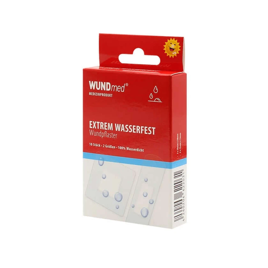 Plaster Extreme Waterproof 2 sizes 10 pcs