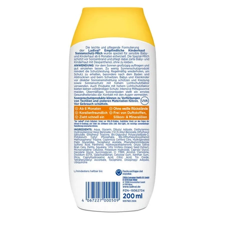 Ladival empf. Piel infantil 50+ envase doble 2X200 ml
