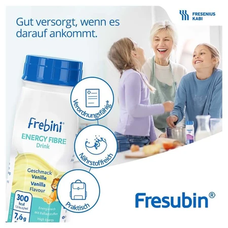 Frebini Energy Fibre Drinking Food Chocolat 6X4X200 ml