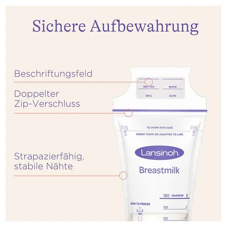 Lansinoh breast milk bag 25 pcs