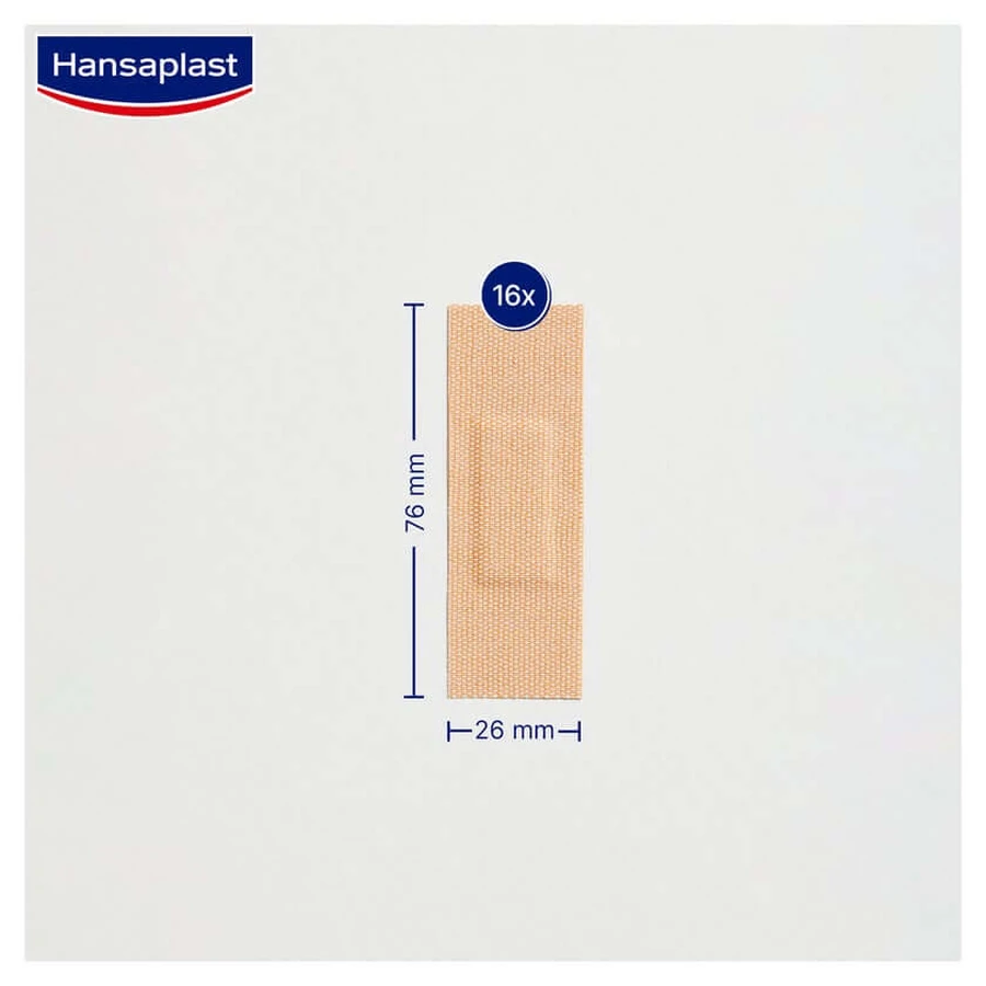 Hansaplast Extra Robuuste Pleister 16 stuks