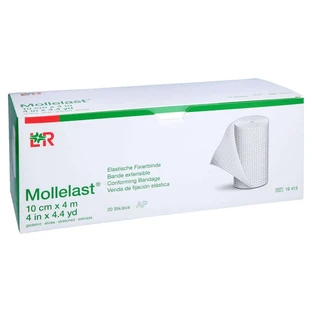 Mollelast bandages 10 cmx4 m white 20 pcs.