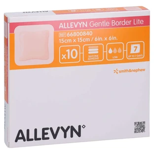 Allevyn Gentle Border Lite 15x15 cm Scha 10 St