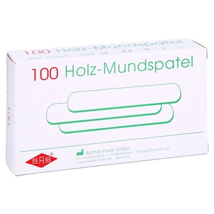 Espátula de boca de madera 100 uds.