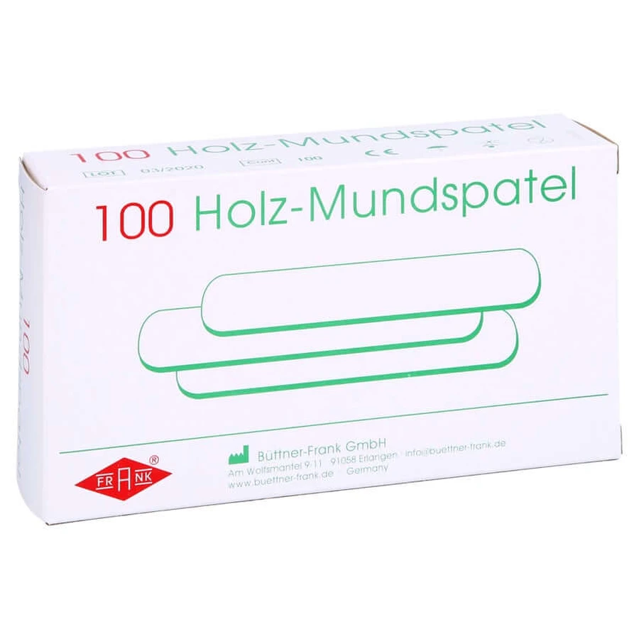 Espátula de boca de madera 100 uds.