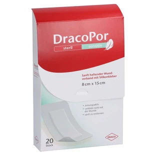Dracopor Sensitive 8x15 cm estéril con silicona 20 uds.