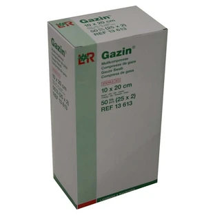Gazin Mullkompressen 10x20 cm steril 8fach 25X2 St