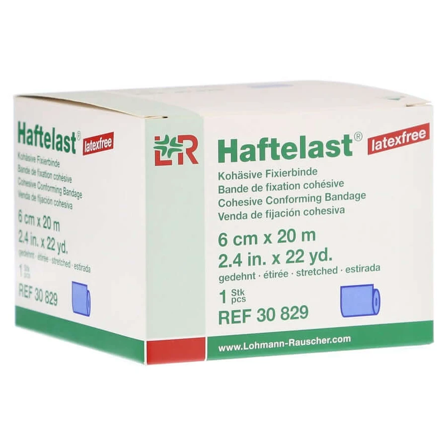 Haftelast fixation tape cohesive latex-free 6 cmx2 1 pc