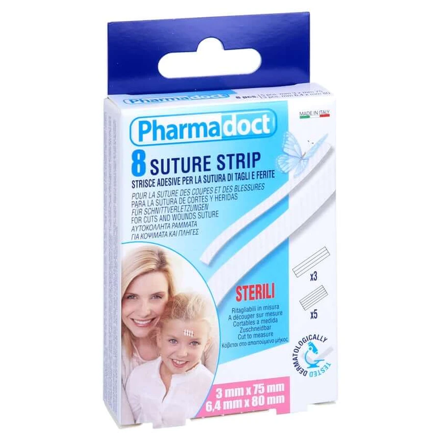 Pharmadoct wonder sluitstrips 8 stuks