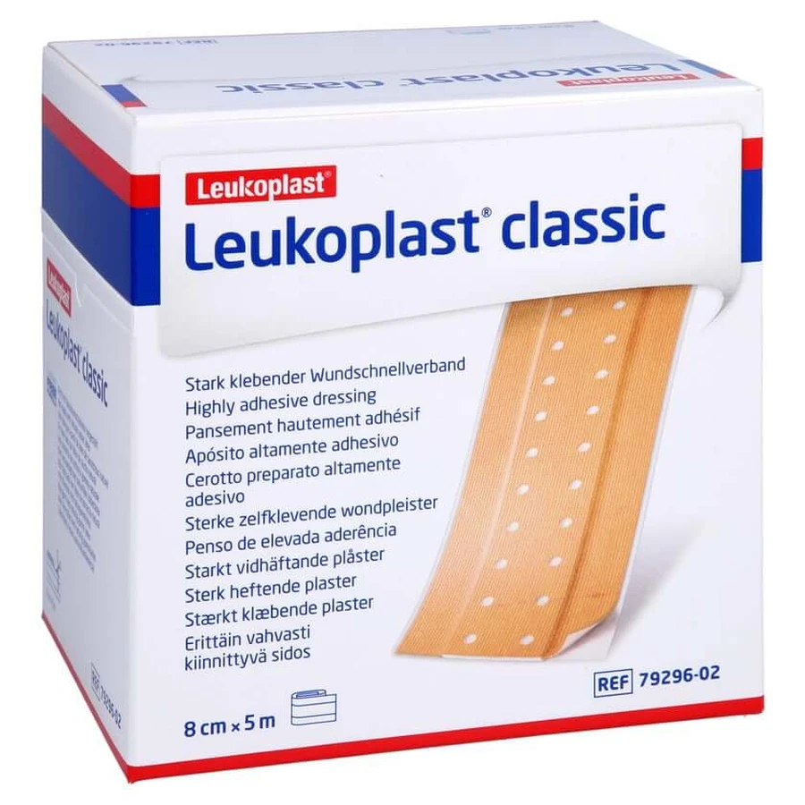 Leukoplast Classic plaster 8 cmx5 m Rol 1 pc