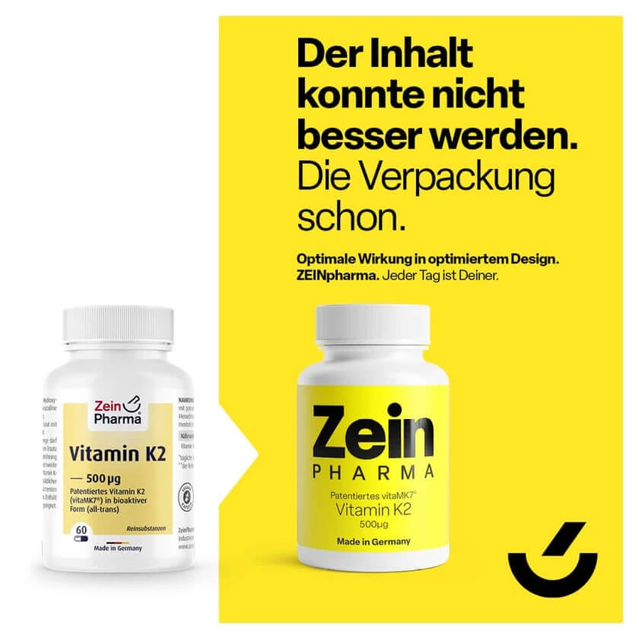 Vitamin K2 500 Mcg Zeinpharma 60 St