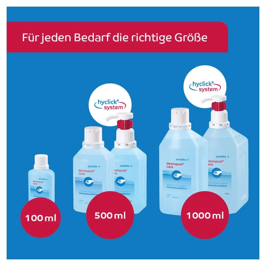 Desmanol care Alcohol-based hand disinfectant 1000 ml