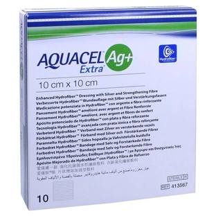 Aquacel Ag+ Extra 10x10 cm comprime 10 unidades.