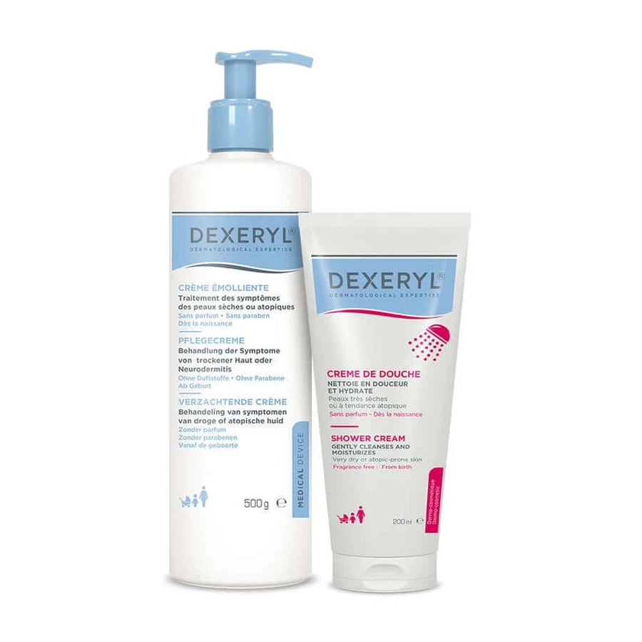 DEXERYL Pflegecreme + Shower Duschcrem 1 Set