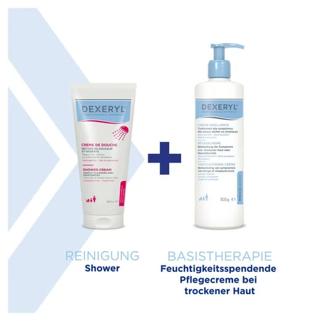 DEXERYL Pflegecreme + Shower Duschcrem 1 Set