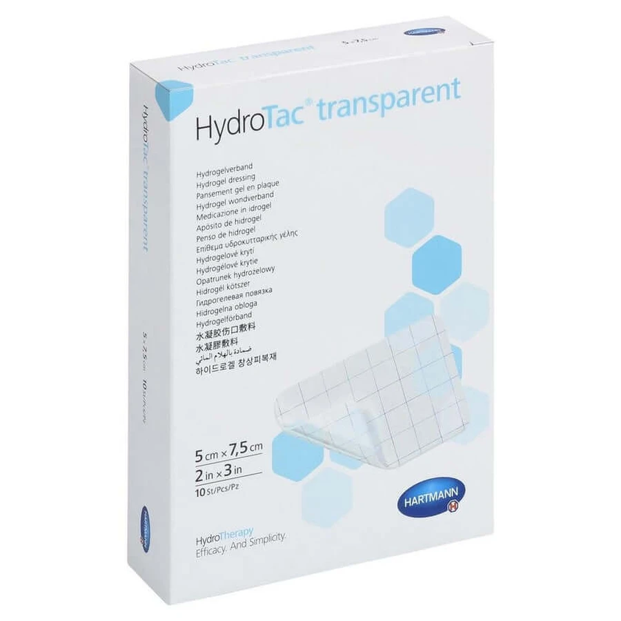 Hydrotac Transparent Hydrogelverb.5x7,5 10 St