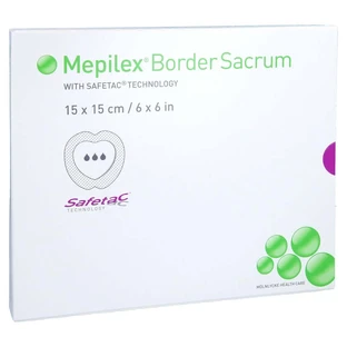 Mepilex Border Sacrum bandage en mousse 15x15 c 5 pcs.