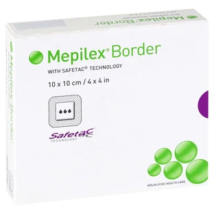 Mepilex Apósito de espuma borde 10x10 cm 10 uds.