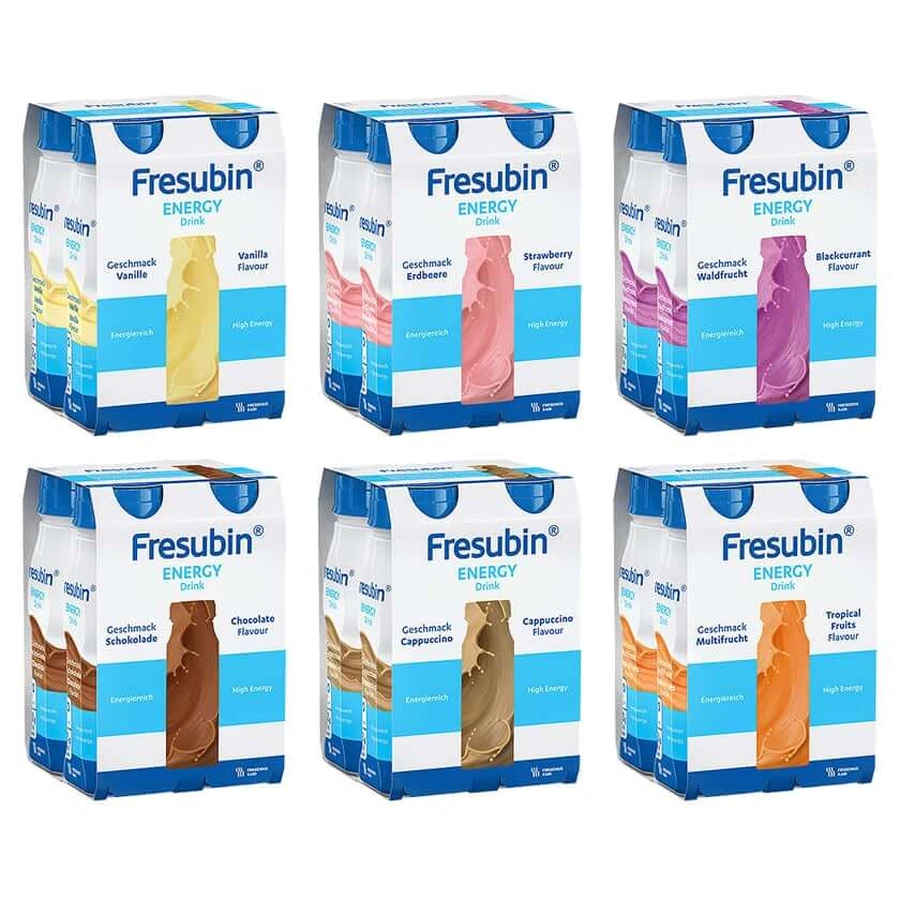 Fresubin Energy Drink gemengde kartonnen drinkfles 6X4X200 ml