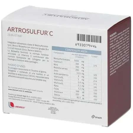 Artrosulfur C, 4 x 28 sachets, Laborest Italia