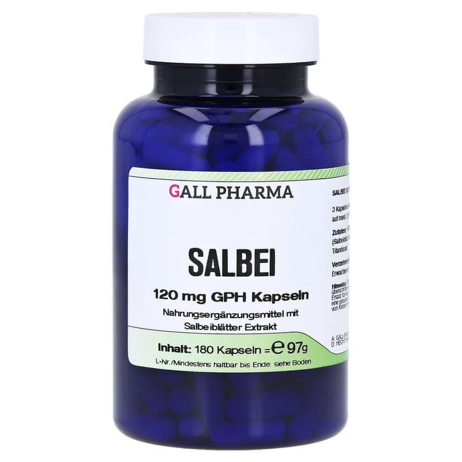 Salvia 120 mg GPH Cápsulas 180 Cápsulas