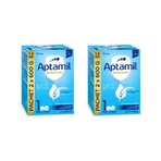 Aptamil Nutri-Biotik 1 Säuglingsnahrung, 0–6 Monate, 2 x 1200 g, Nutricia