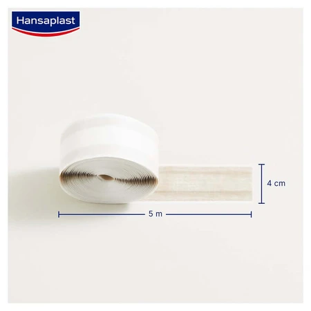 Hansaplast Soft Pflasterrolle, 5m x 4cm 1 St