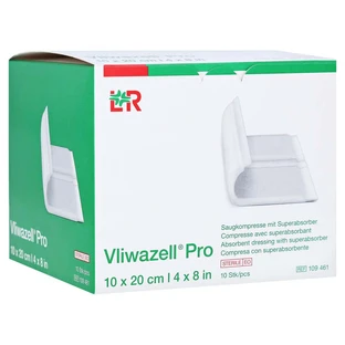 Vliwazell Pro Superabsorb.compress.sterile 1 10 uds.