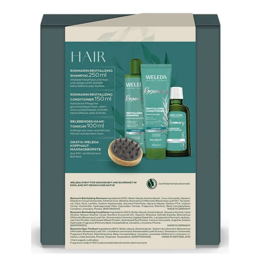 Weleda Gift Set Haircare - Rosemary 1 pc