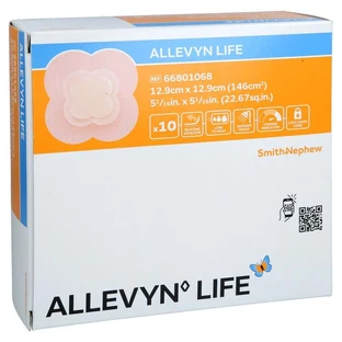 Allevyn Life 12,9x12,9 cm espuma de silicona 10 uds.