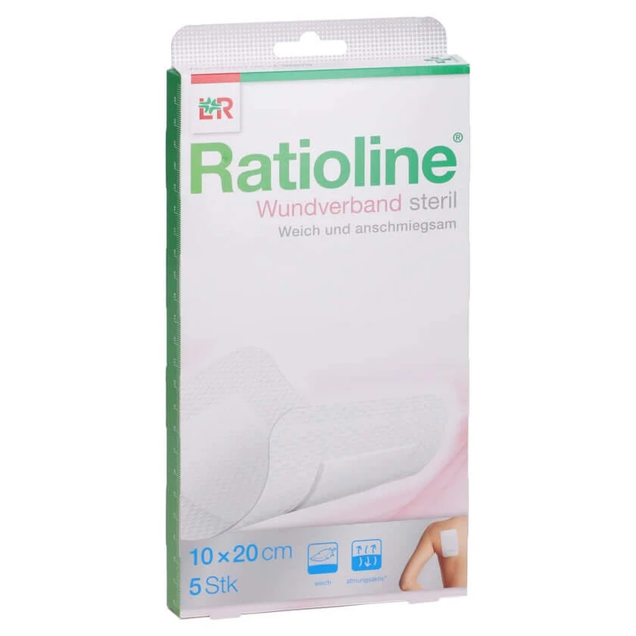 Ratioline Apósito 10x20 Cm Estéril 5 unid.