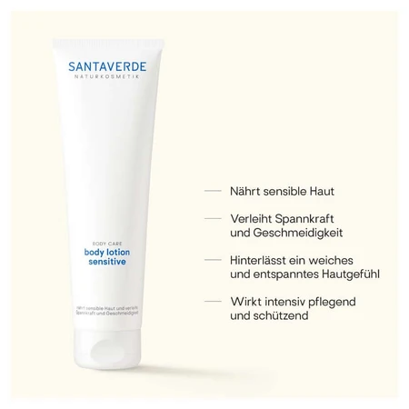 SANTAVERDE lotion corporelle à l'aloe vera pour les personnes sensibles 150 ml