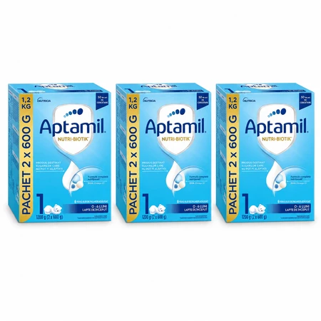 Aptamil Nutri-Biotik 1 Säuglingsnahrung, 0–6 Monate, 3 x 1200 g, Nutricia