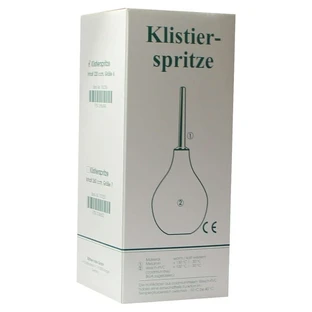 Klysma-spuit maat 6 peervormig met canule 200 g 1 st