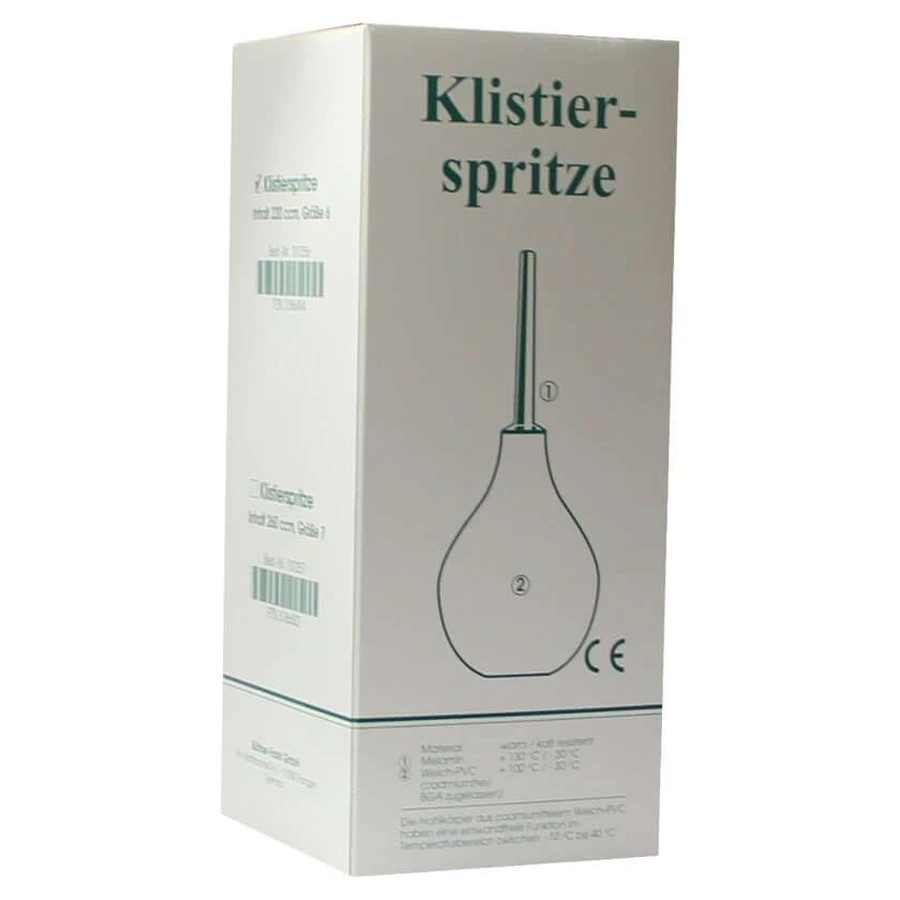 Klysma-spuit maat 6 peervormig met canule 200 g 1 st