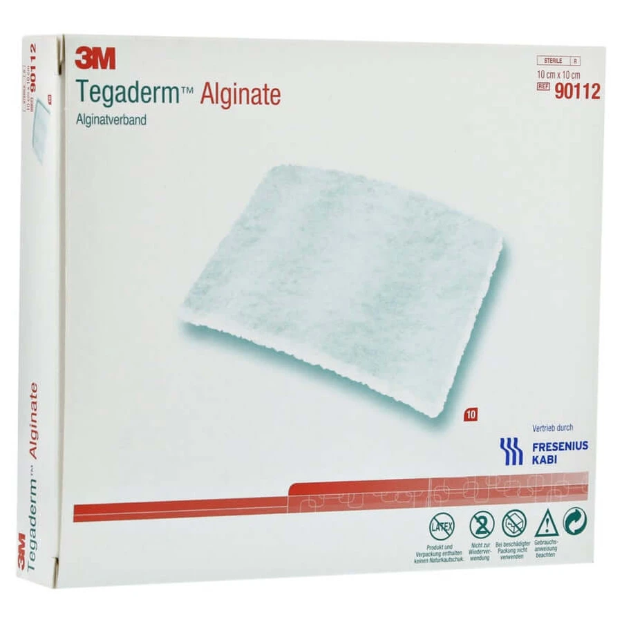 Tegaderm Alginate FK Kompressen 10x10 cm 10 St