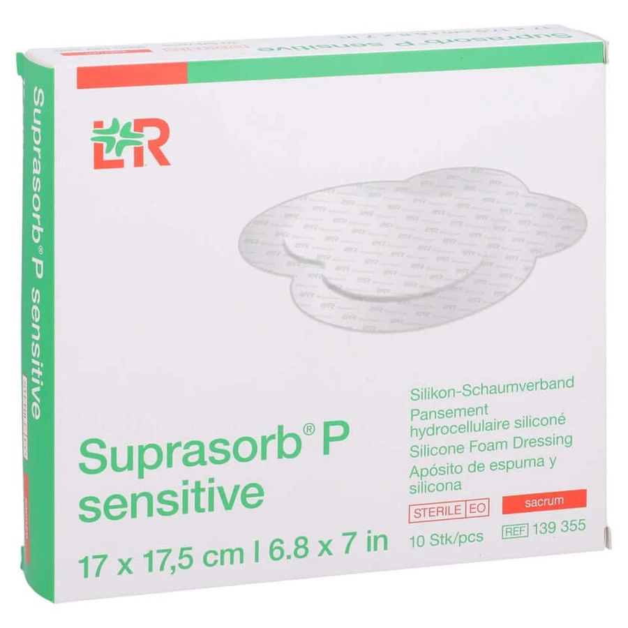 Suprasorb P Sensitive PU foam v.sacr.bo 10 pcs.