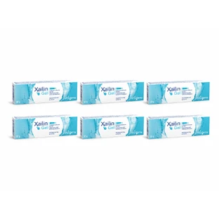 Gel lubricante ocular Xailin, 6 x 10 g, Visufarma