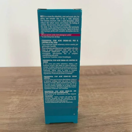 Gerovital Stop Acne sébum contrôle 2 gel crème, 50 ml, Farmec