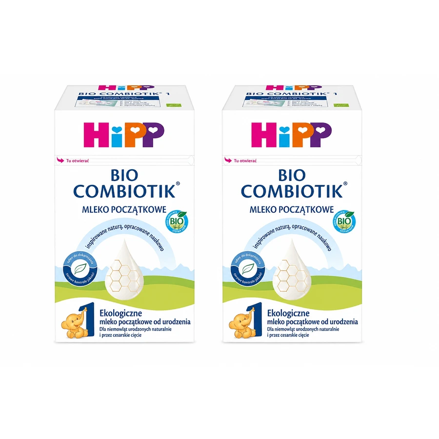 HiPP 1 Bio Combiotik, organic infant formula, from birth, 2x550 g