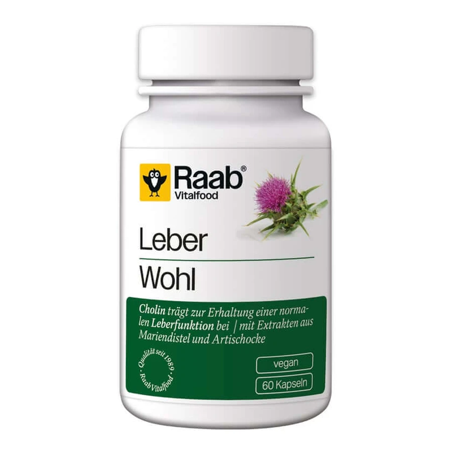 Raab Vitalfood® Liver Wellbeing Complex Capsules 60 Capsules