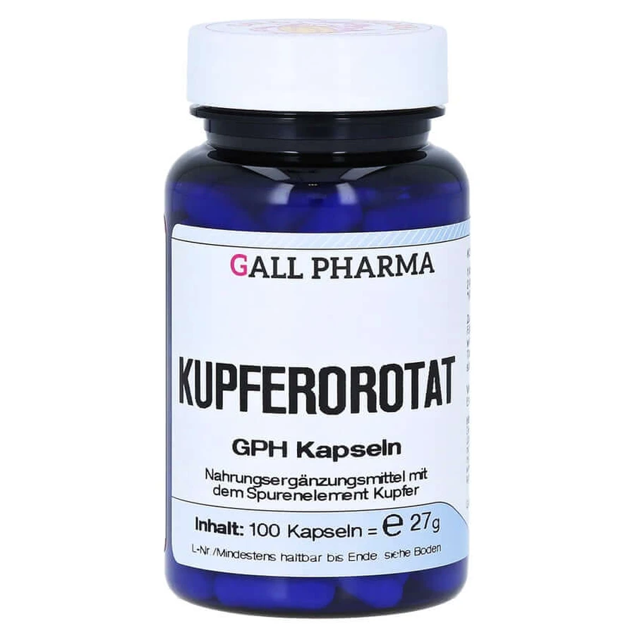 Koper orotaat GPH capsules 100 Capsules